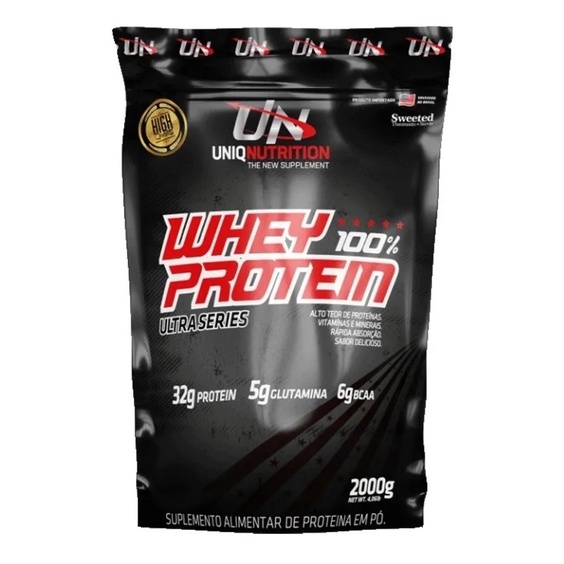 Whey Protein 100 Isolado 2 Kg 6g Bcaa 5g Glutamina 32g Whey Shopee