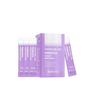 farm stay dermacube probiotics therapy night cream 4g x 20ea