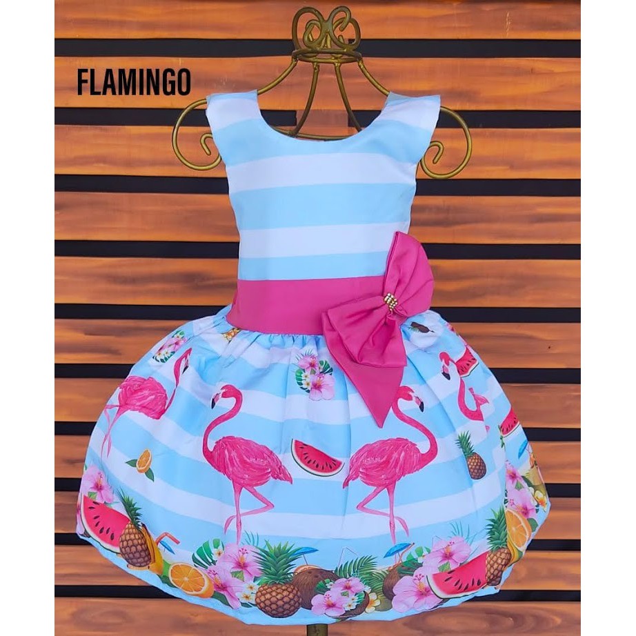 Vestido best sale festa flamingo