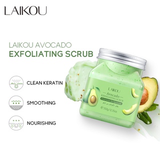 LAIKOU Esfoliante Abacate Corporal Limpeza Suavização Da Pele Morta 350g