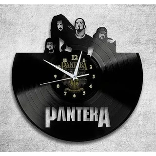 Banda Pantera - Relógio Disco De Vinil Decoração