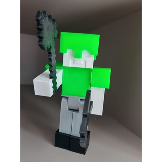 Minecraft - Boneco Creeper Explosivo Grande Dnh14 - MP Brinquedos