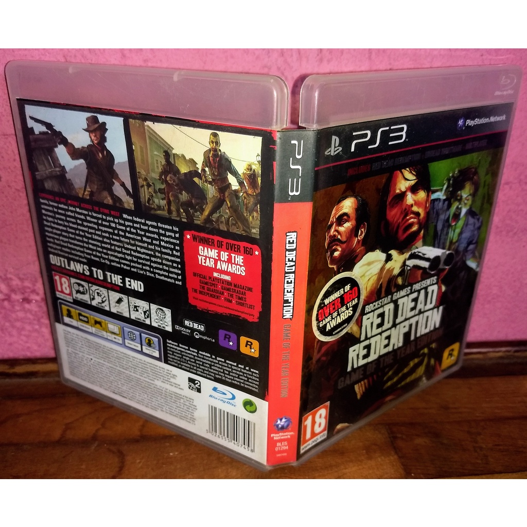 Red Dead Redemption Game Of The Year Ps3 - Mídia Física