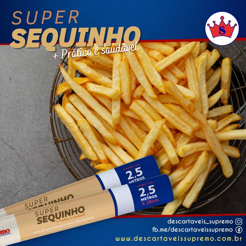 PAPEL SUPER SEQUINHO SUPREMO 30CM