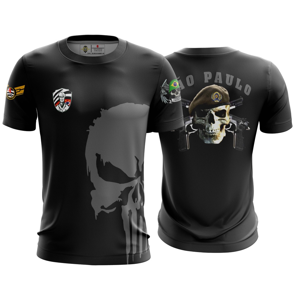 Camisa Camiseta Força Tatica Pmsp-ft3-(uso Liberado) | Shopee Brasil