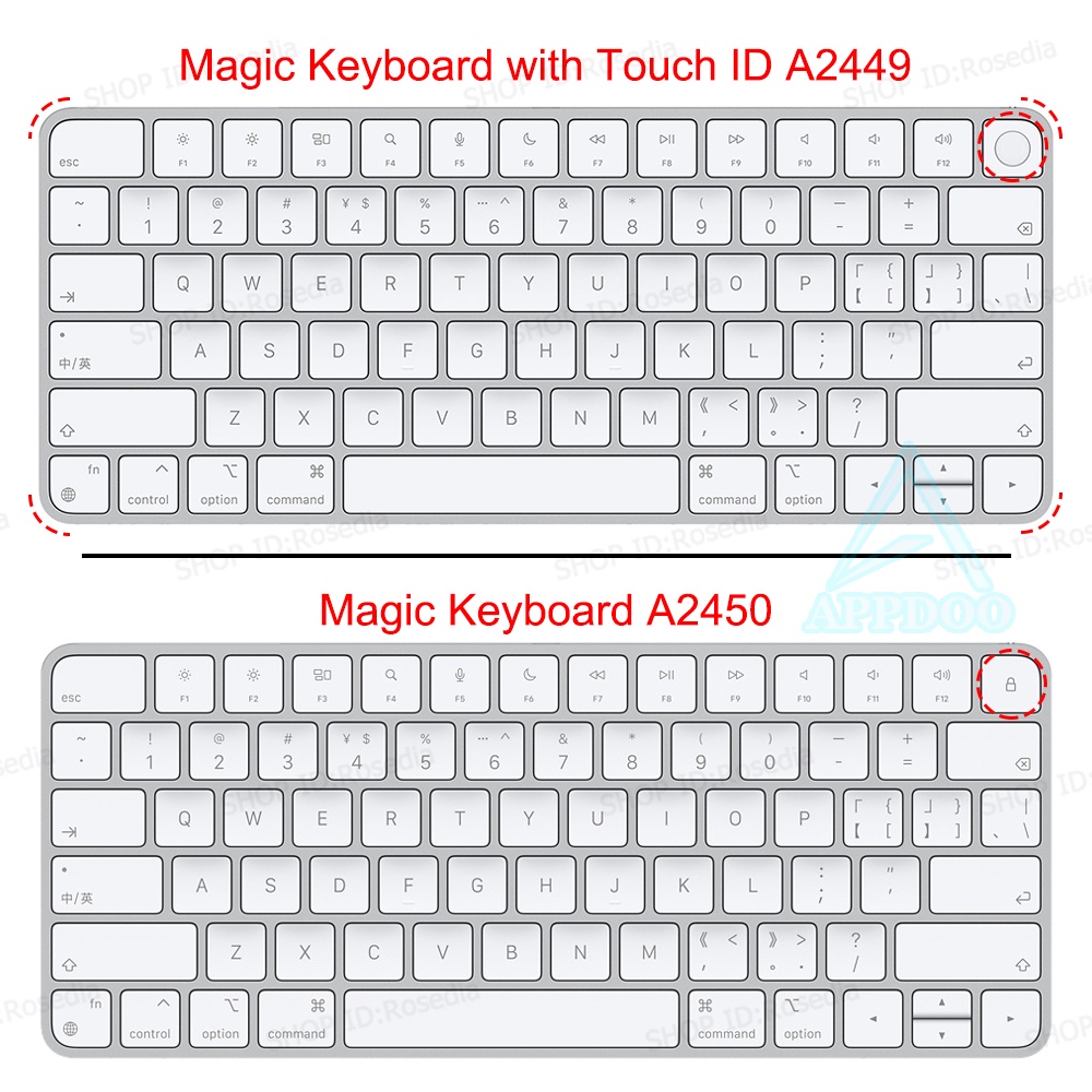 NEW 2021 Magic Transparent US Keyboard Cover A2449 A2450 A2520