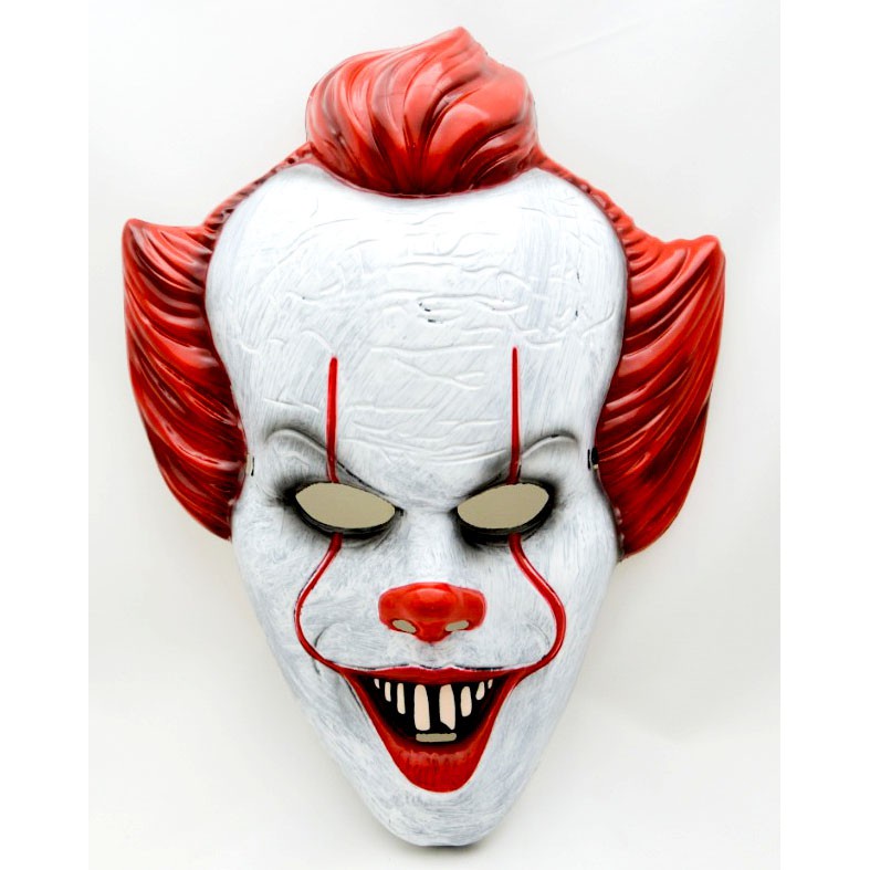 Máscara de Halloween Assustador Pennywise Palhaço Assustador Cara Cheia  Fantasia Festa Festival Cosplay Decoração Adereço para Adultos