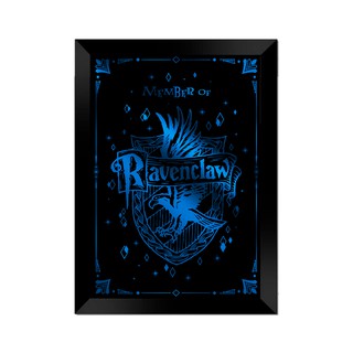 Quadro BRASÃO Corvinal Ravenclaw Harry Potter Pôster C/ Moldura 45x33 A3