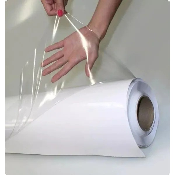 Papel Contact Adesivo Transparente Lavável 50 Micra 1mx45cm