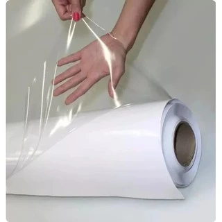 Papel Contact Adesivo Transparente Lavável 50 Micra 1mx45cm