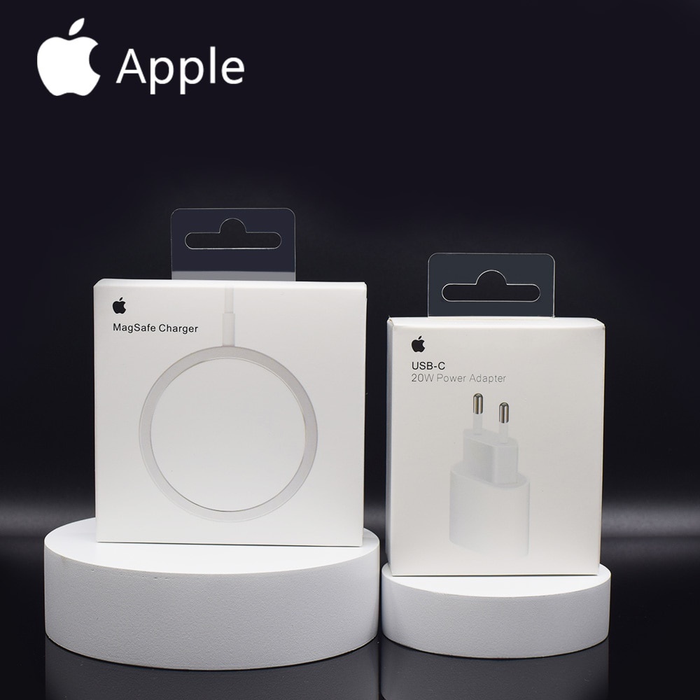 Chargeur Sans Fil MagSafe 15W Compatible IPhone 11 Pro à 14 - Blanc, Générique, Neuf Sous Blister