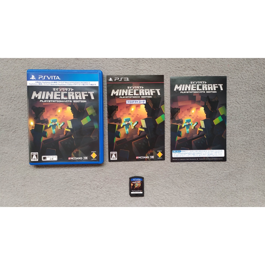 Ps Vita - Minecraft Playstation Vita Edition, Original, Japones