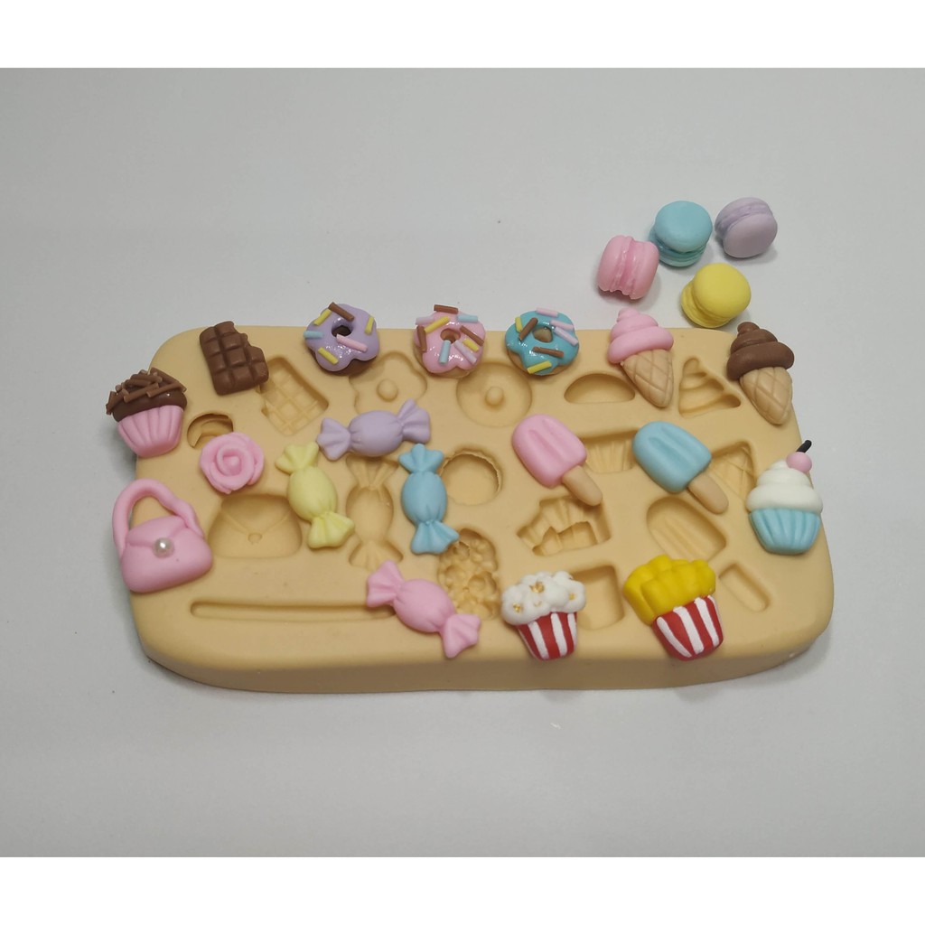Molde de Silicone - Micro Delícias - 1 a 2 cm