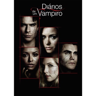 Quadro Decorativo Poster Serie Diarios De Um Vampiro Emoldurado 30x42cm em  Promoção na Americanas