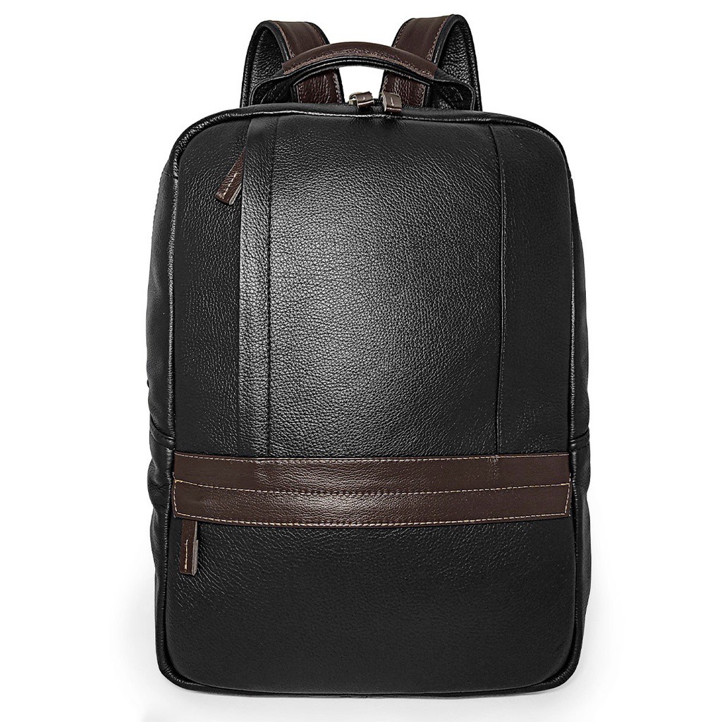 Mochila Executiva Masculina De Couro Legítimo Para Notebook