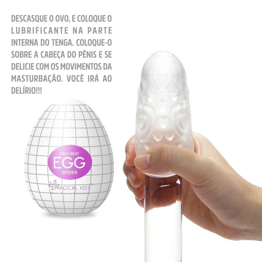 Ovo Egg Silicone Macio Masculino Feminino Masturba - Estimula - Excita |  Shopee Brasil