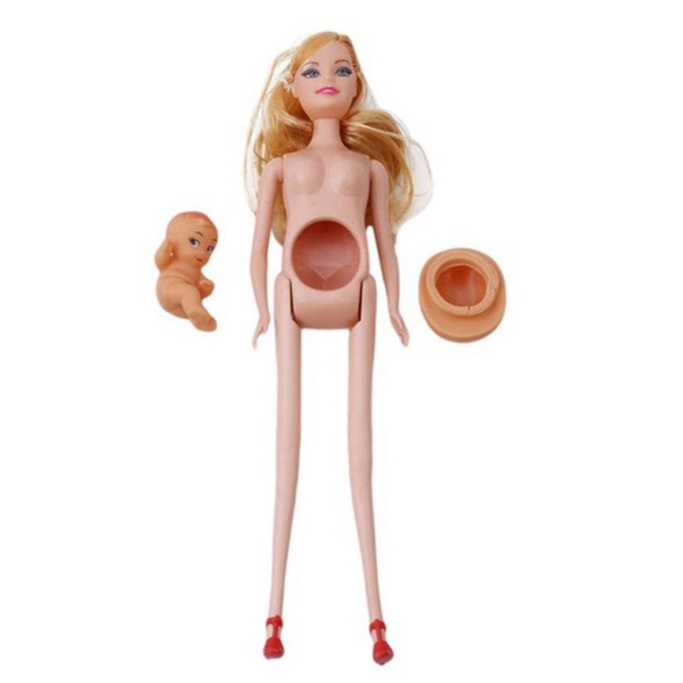 Conjunto de boneca grávida, fato de grávida, ter um bebê na barriga,  brinquedo educativo para Barbie, criança, 2022 - AliExpress