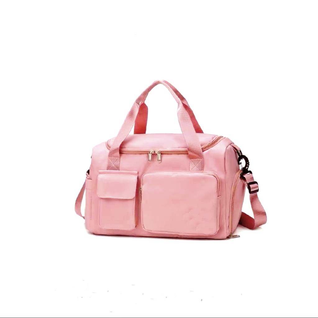 Bolsa Feminina Grande Mala De Viagem Academia De Mão Com Alça Transversal  De Ombro Decorada Com Estampas Faculdade Passeio Urbano, CINZA