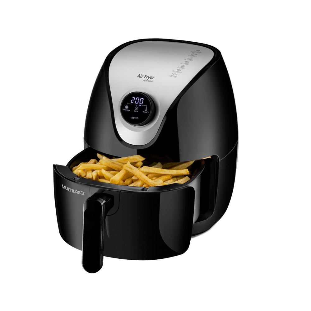 AIR FRYER 200V Supremma 3.6L Red Agratto Electric Deep Fryer