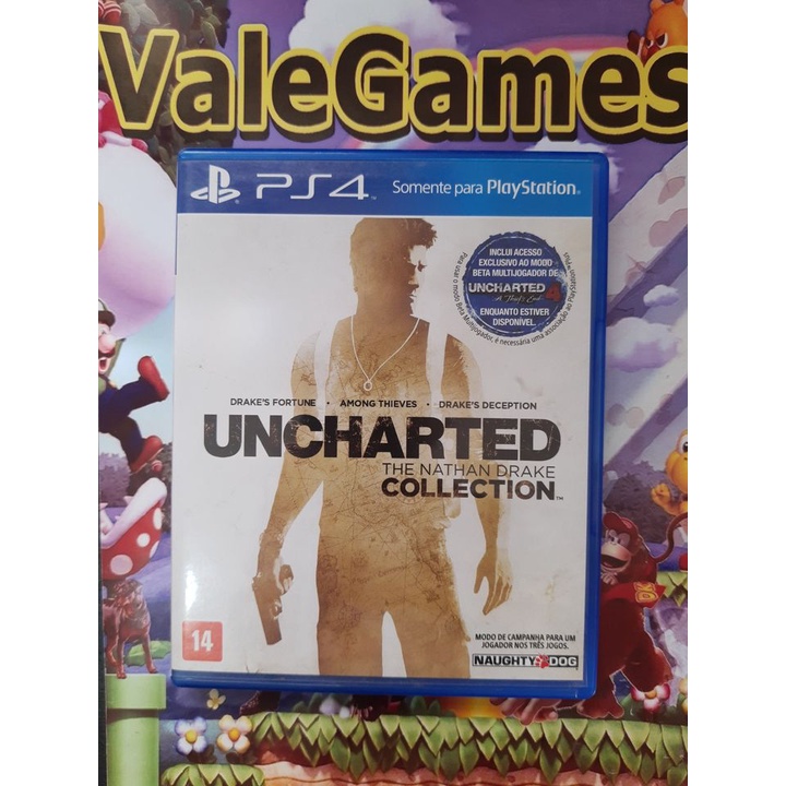 Uncharted Collection Ps4 Mídia Física Lacrado