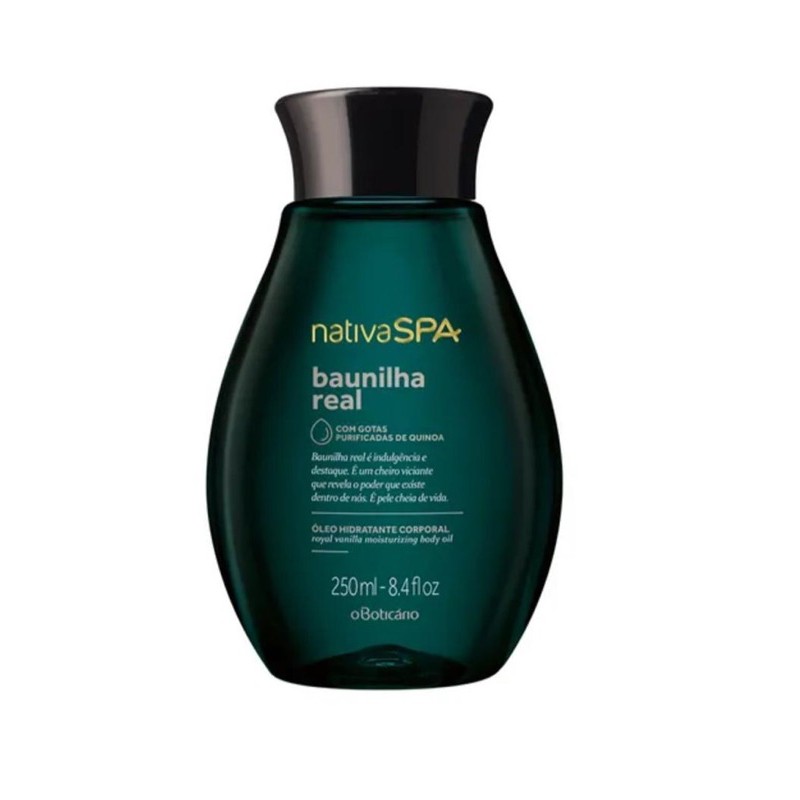 Óleo Desodorante Hidratante Corporal Nativa SPA Baunilha Real 200 ml ...