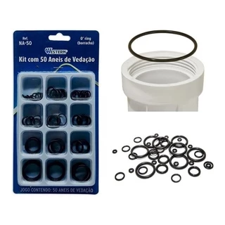 Kit Com 50 Anéis Oring De Vedação Diversos Tamanhos Na50 Western