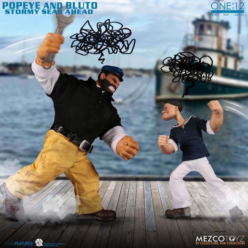 Popeye & Brutus(deluxe Box Set) Popeye One:12 Collective | Shopee Brasil