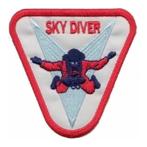 Patch Bordado Paraquedas Skydiving Salto De Paraquedas | Shopee Brasil