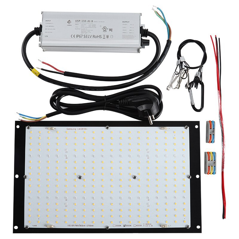 Painel Led Quantum Board QB 120w Samsung lm281b 3500K 660nm uv ir