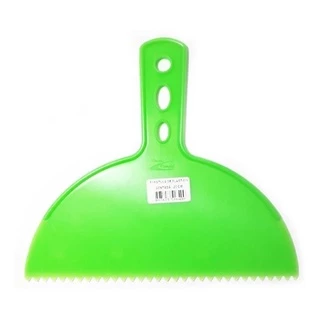Espatula Plastica Dentada 20 Cm - Compel em Oferta na Shopee