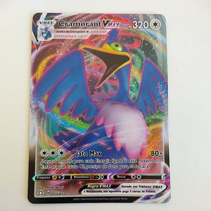 Carta Pokémon Original Morpeko Vmax Destinos Brilhantes
