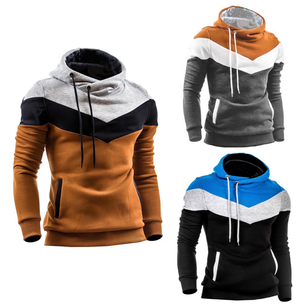 Casaco Moletom Masculino Canguru Slim Blusa De Frio 3 Modelos Shopee