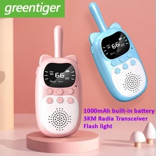walkie talkie Infantil Recarregável 1000mah 0.5w 3km Transmissor De Rádio/Brinquedo