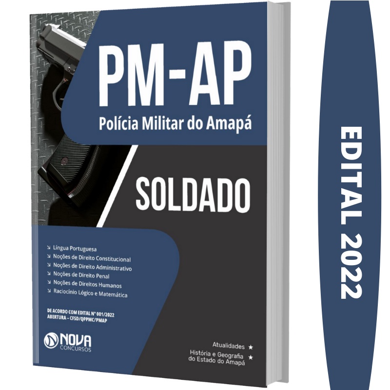 Apostila Concurso PM AP - Soldado da Polícia do Amapá | Shopee Brasil