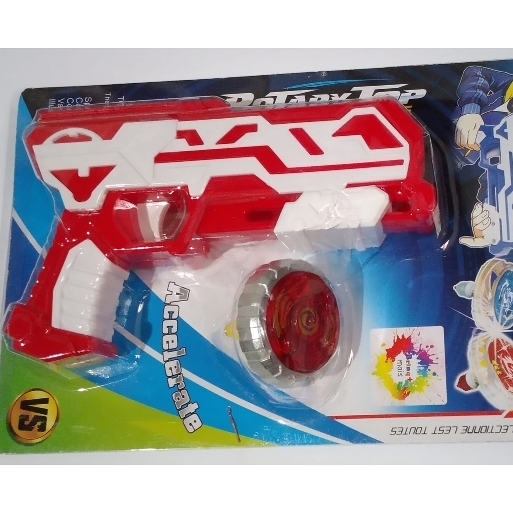 Super Arma Lançadora De Bayblades Brinquedo Infantil Vermelho TK