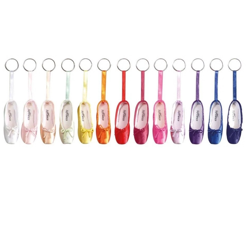 Chaveiro chaveirinho mini sapatilha de ponta ballet bailarina