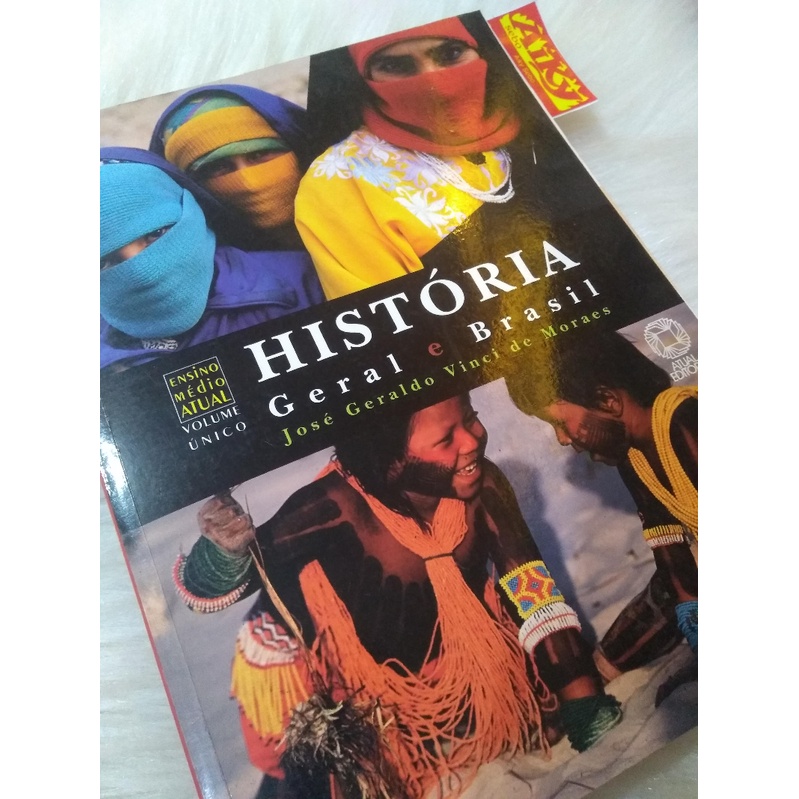 Livro Didatico Historia Geral E Brasil Ensino Medio Atual Volume Unico Edição Ano 2005 Shopee 8130