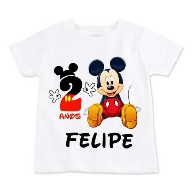 Camisas best sale personalizadas mickey