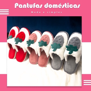 Pantufa De Casa Feminina Menina Pelúcia Confortável