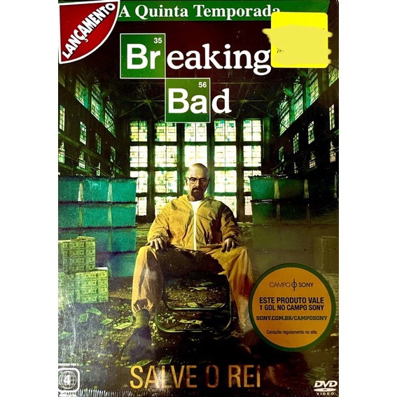 DVD BOX BREAKING BAD 5ª TEMPORADA COMPLETA E LACRADA | Shopee Brasil