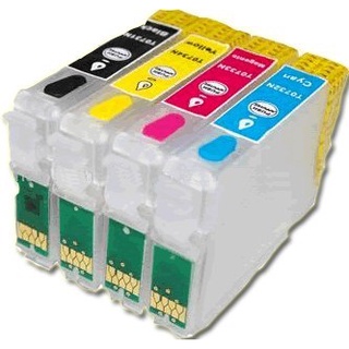 Cartucho Recarregável Para Impressora T23 T24 TX115 TX105 Com Kit de Tintas de 400ml