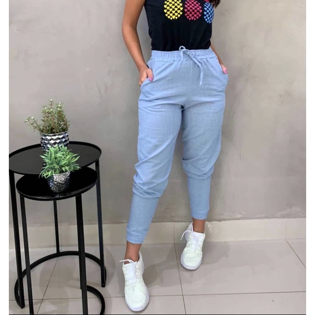 Calça bomber sale jeans feminina