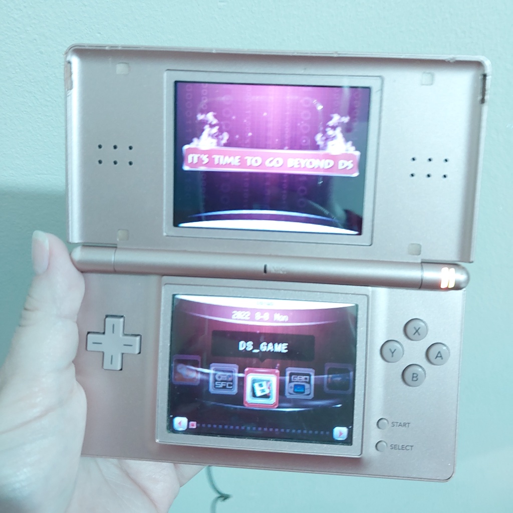 Nintendo ds lite metallic high quality rose