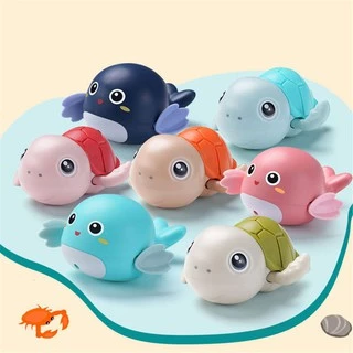 NEW 2nd Wind Up Tortoise Baby Water Toy Infant Swim for Turtle Wound-up