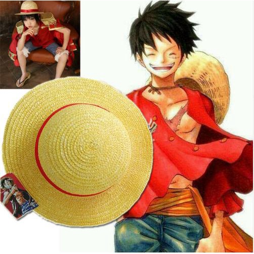 Maedack Luffy Chapéu de palha multifuncional anime personagem de