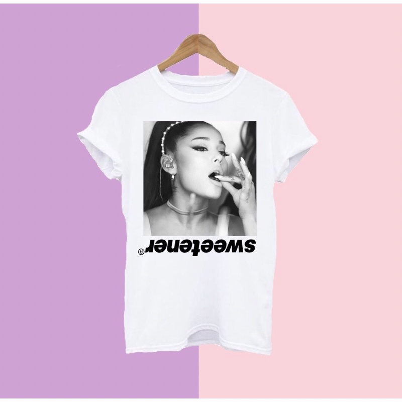 Camiseta Blusa T Shirt Ariana Grande Sweetener Shopee Brasil