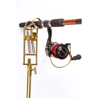 Suporte Fisgador Automatico Pra Pesca 2 Molas Giro 360 +altura