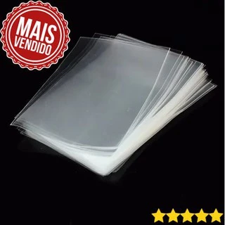 Saco PP. 100 Gramas de Plástico Transparente Brilhoso. Saquinho Cristal. Embalagem de Polipropileno.