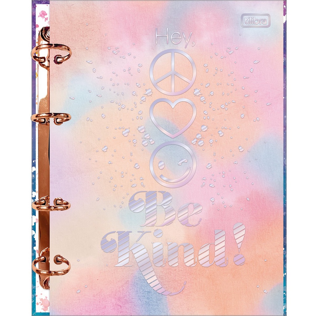 Caderno Argolado Cartonado Colegial Good Vibes 160 Folhas Tilibra Shopee Brasil 3767