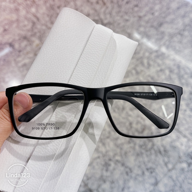 Armação De Óculos Masculino Quadrado Tamanho Grande 9109
